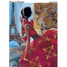 Схема для вышивки бисером "Окно в Париж" (Схема или набор)
